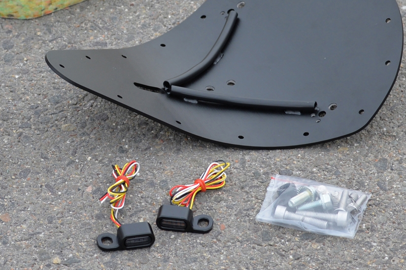 Bobber Sitz-Kit in schwarz, Monolever